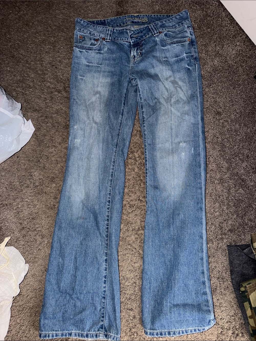 American eagle boyfriend Blue Women's Bootcut Jeans